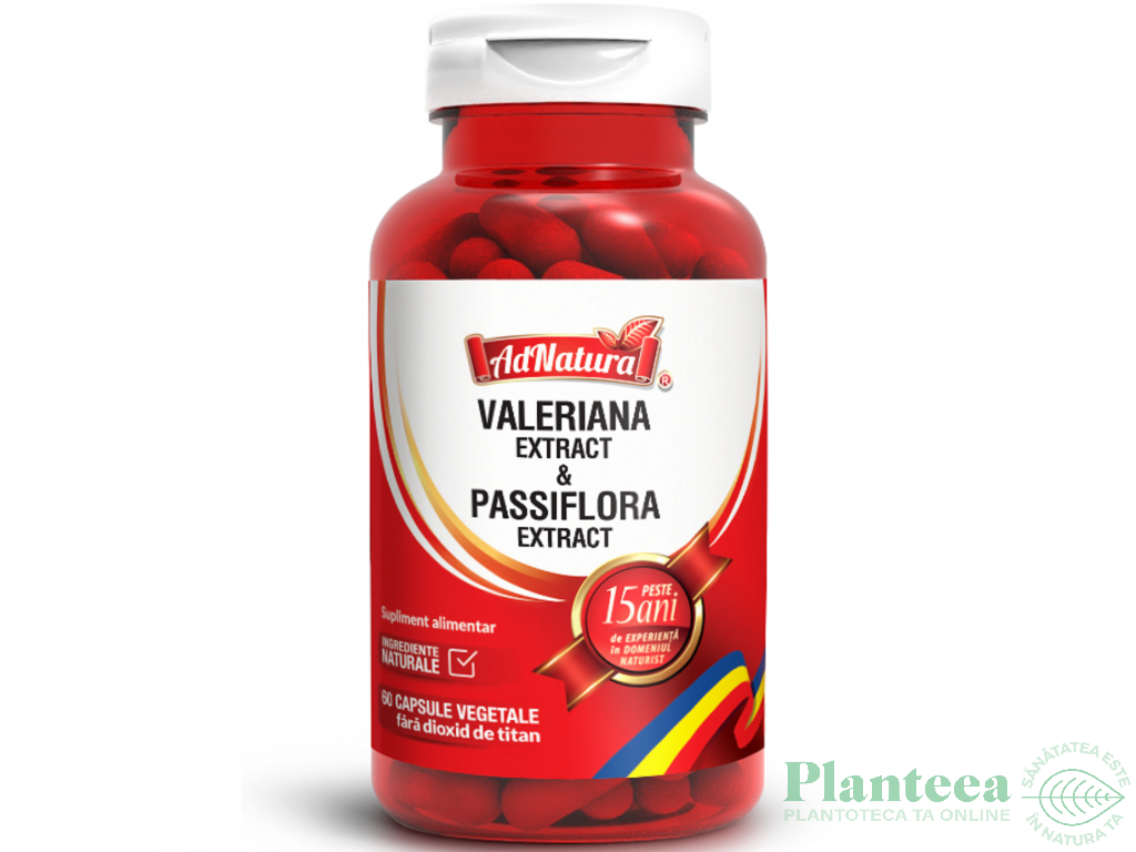 Valeriana passiflora extract 60cps - ADNATURA