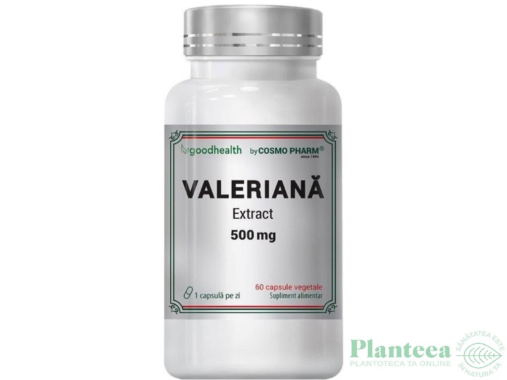 Valeriana extract 500mg 60cps - COSMO PHARM