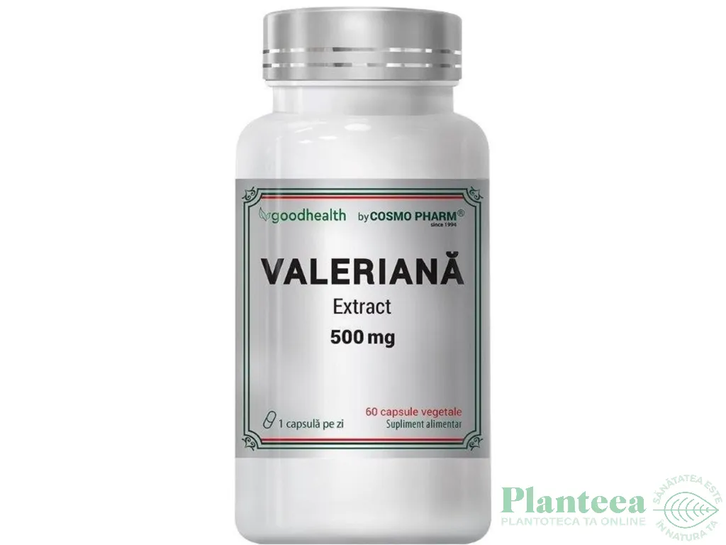 Valeriana extract 500mg 60cps - COSMO PHARM