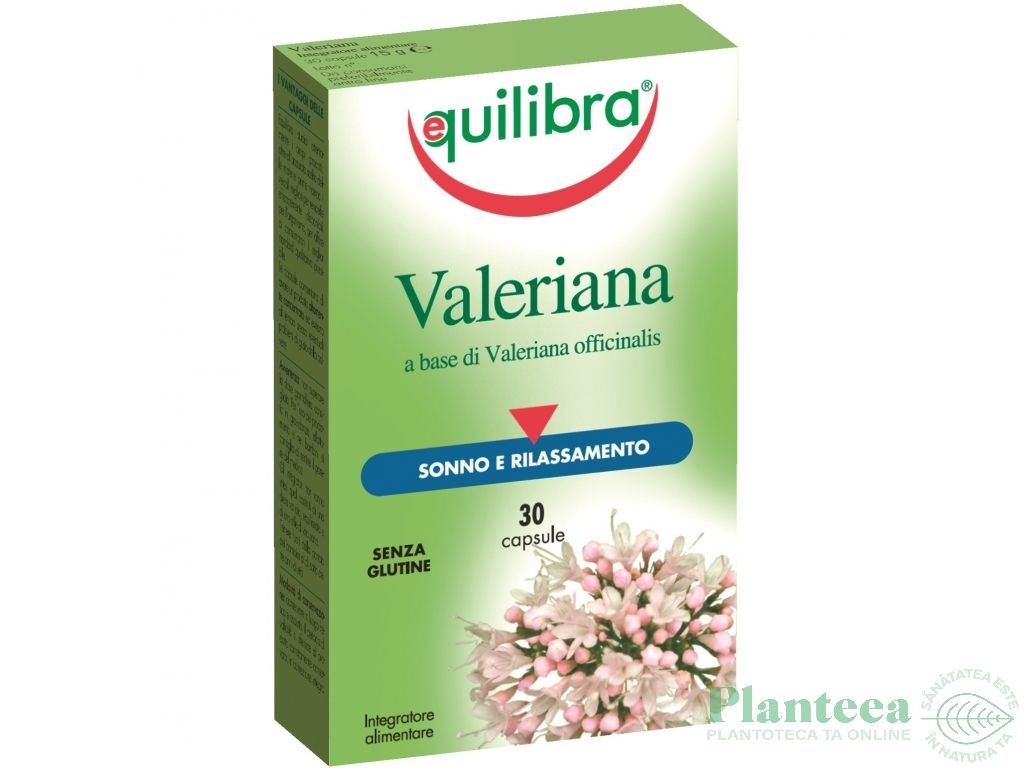 Valeriana 200mg [relaxare somn usor] 30cps - EQUILIBRA