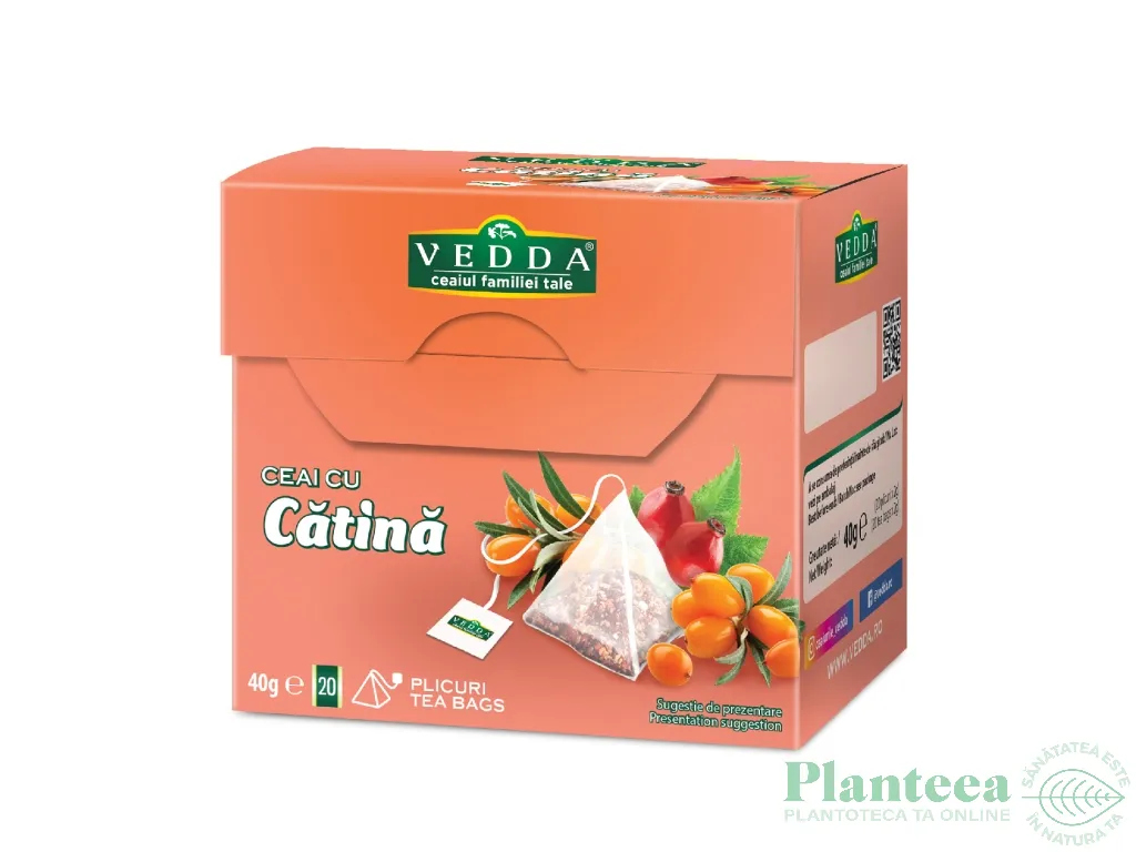 Ceai cu catina piramide 20x2g - VEDDA