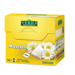 Ceai musetel piramide 20x1,5g - VEDDA
