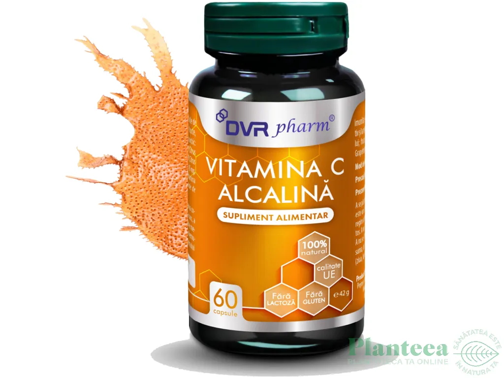 Vitamina C alcalina 60cps - DVR PHARM