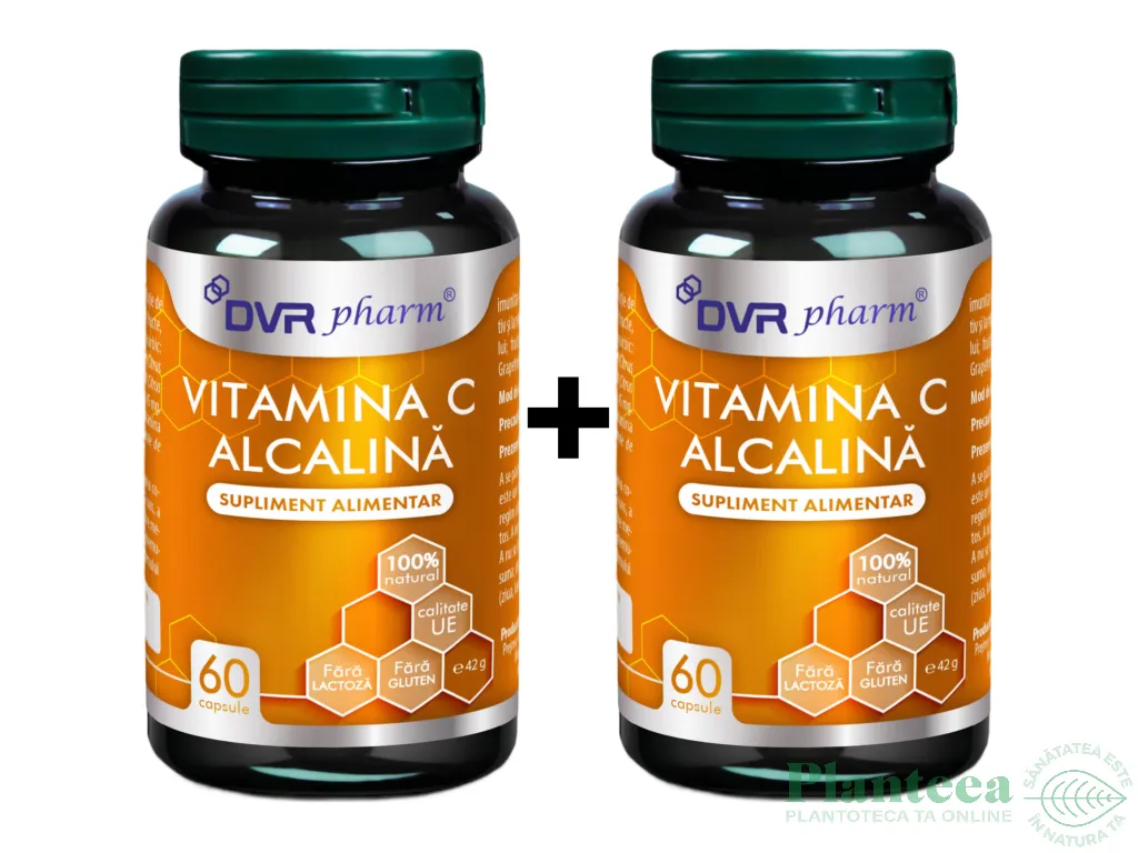 Set Vitamina C alcalina 2x60cps - DVR PHARM