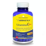 Vitamina C forte naturala nativa 400mg 120cps - HERBAGETICA