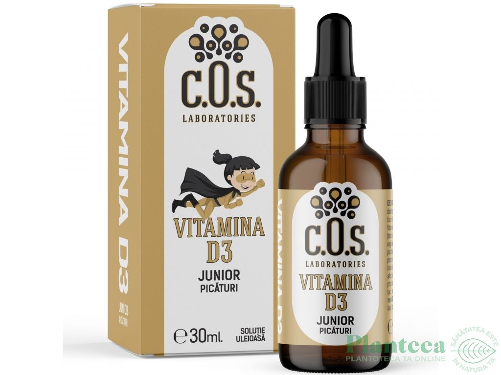 Vitamina D3 picaturi Junior 30ml - COS LABORATORIES