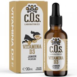 Vitamina D3 picaturi Junior 30ml - COS LABORATORIES