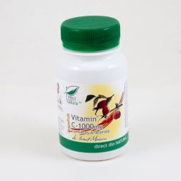 Vitamina C 1000mg maces acerola grepfrut 100cp - MEDICA