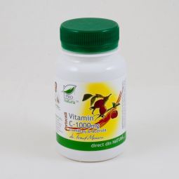 Vitamina C 1000mg maces acerola portocala 100cp - MEDICA