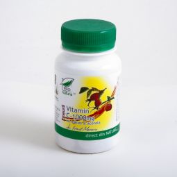 Vitamina C 1000mg maces acerola zmeura 60cp - MEDICA
