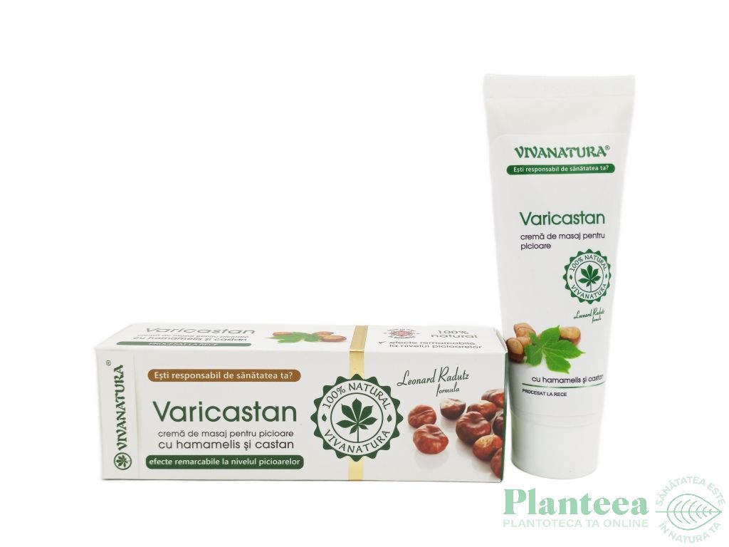Crema masaj picioare Varicastan 75ml - VIVA NATURA