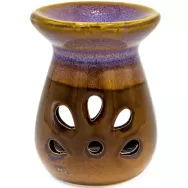 Vas ceramic aromatizor 5petale lila~maro 1b - AROMA LAND