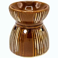 Vas ceramic aromatizor clepsidra maro 1b - AROMA LAND