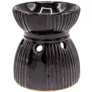 Vas ceramic aromatizor clepsidra negru 1b - AROMA LAND