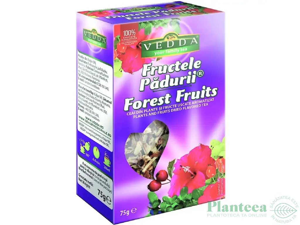 Ceai fructe padure 75g - VEDDA