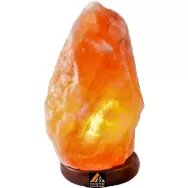 Veioza sare himalaya natur suport lemn 4_5kg - MONTE SALT CRYSTAL