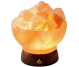 Veioza sare himalaya Minge Foc suport lemn 4kg - MONTE SALT CRYSTAL