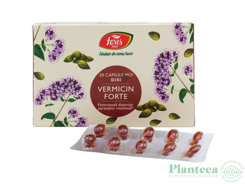 Vermicin forte [AntiParazitar] 20cps - FARES