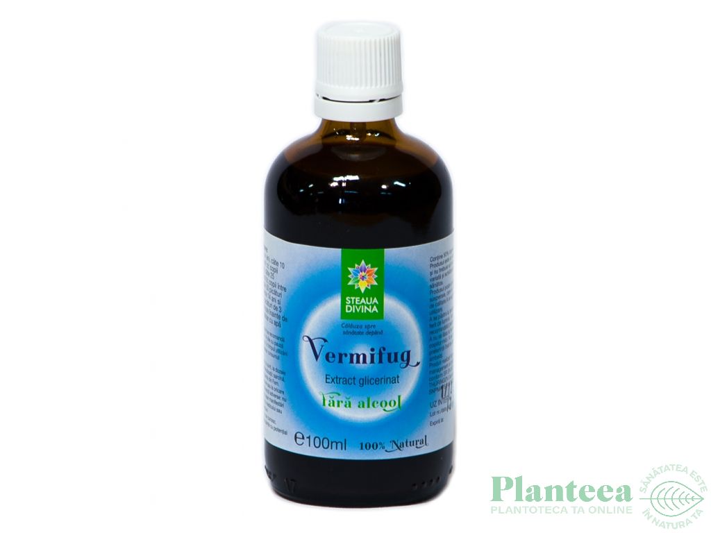 Extract glicerinat Vermifug fara alcool 100ml - SANTO RAPHAEL