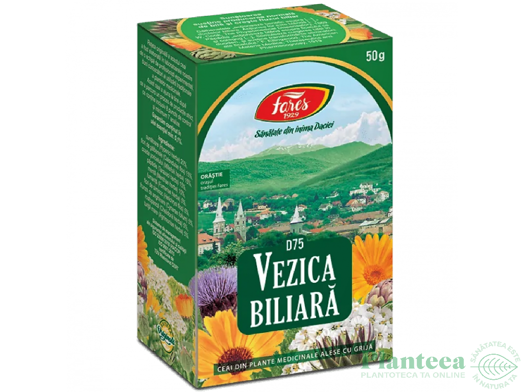 Ceai vezica biliara 50g - FARES