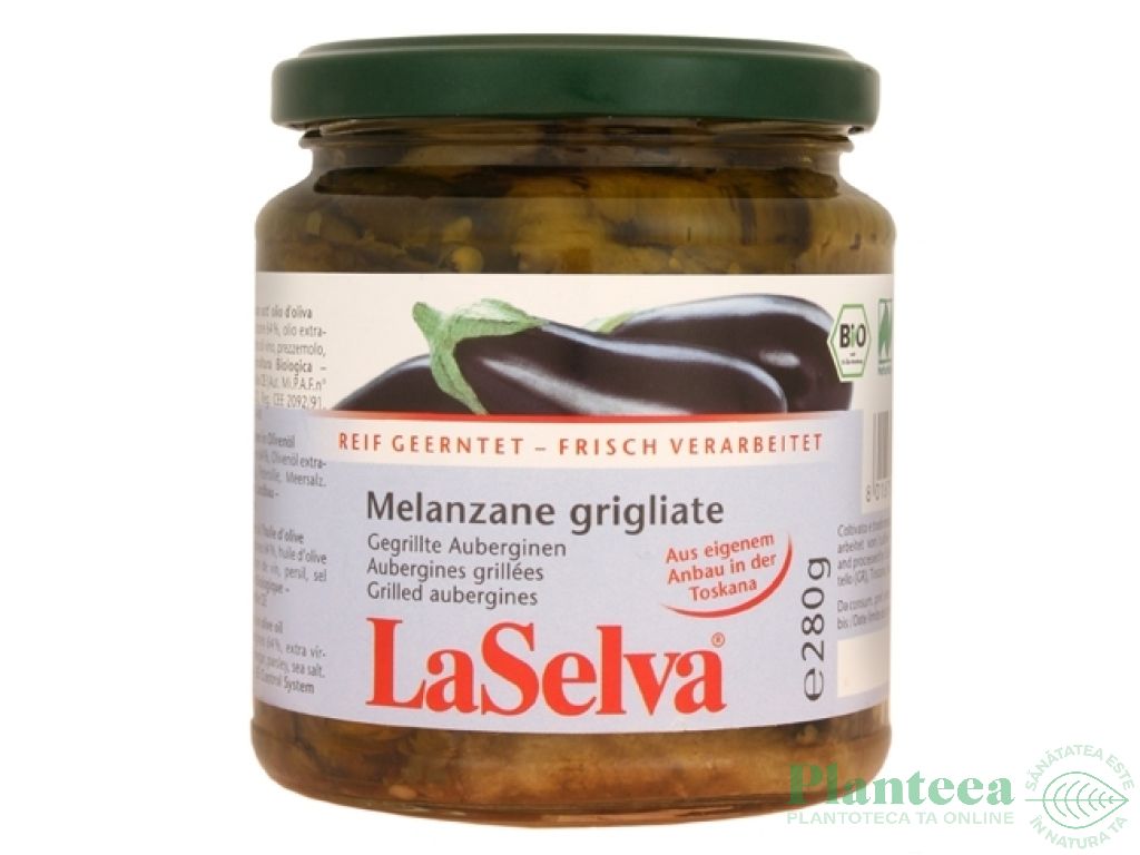 Vinete coapte in ulei masline 280g - LA SELVA