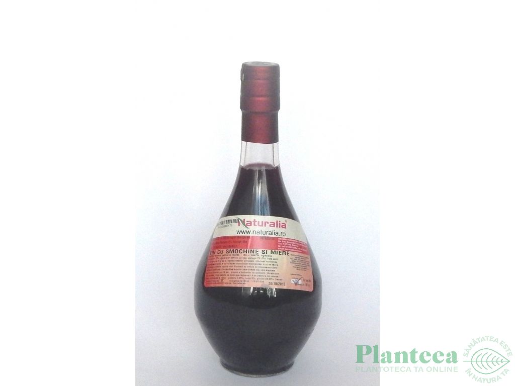 Vin rosu tonic smochine miere 750ml - NATURALIA