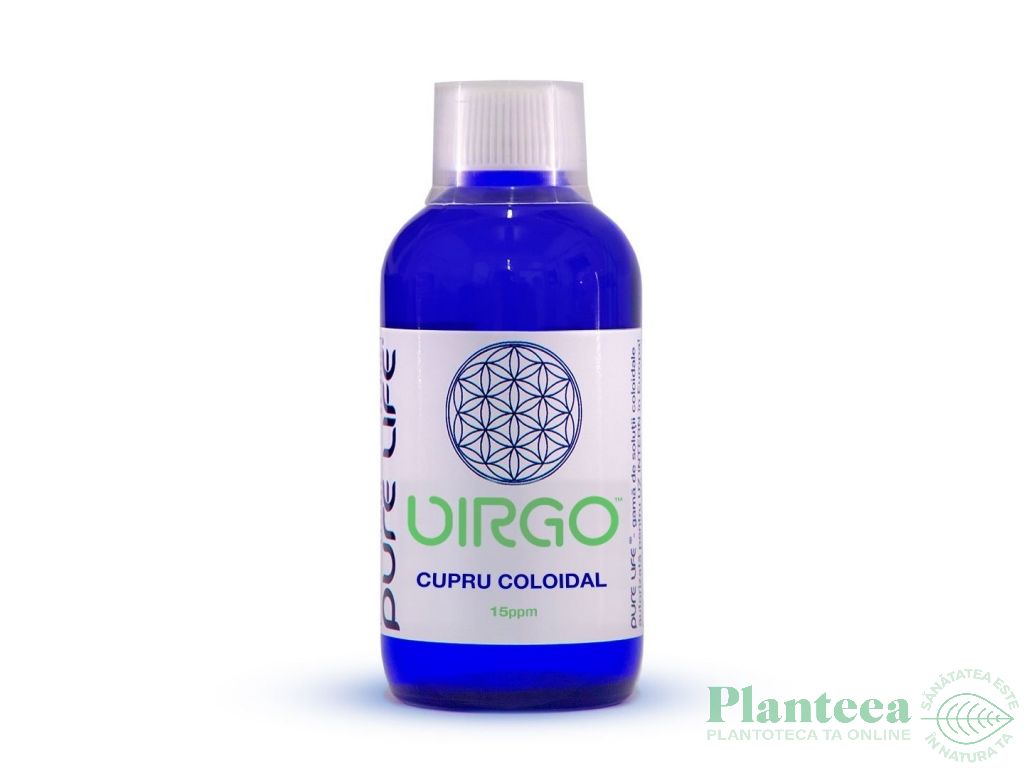 Cupru coloidal 15ppm Virgo 240ml - PURE LIFE