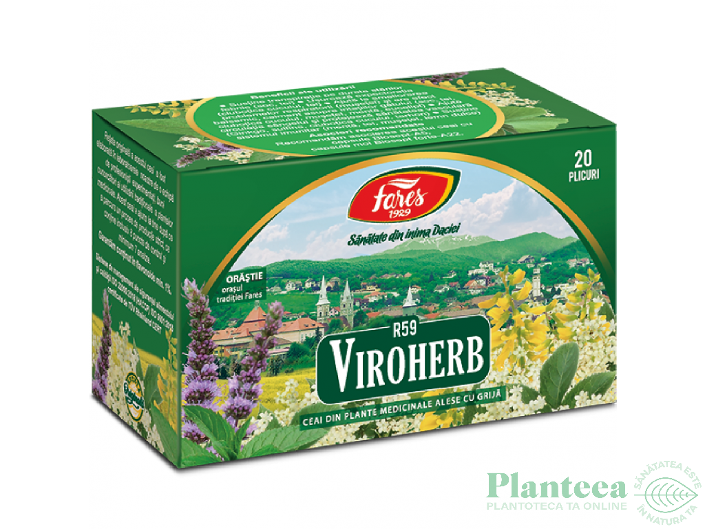 Ceai ViroHerb 20dz - FARES