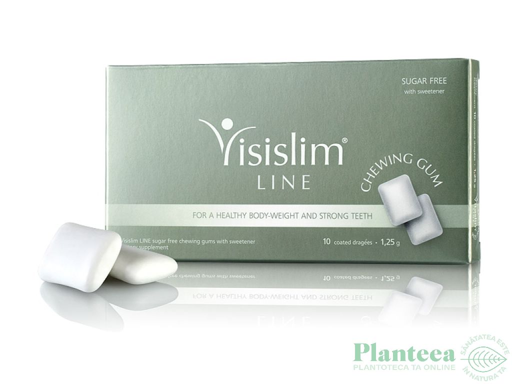 Visislim line guma mestecat 10cp - VITASLIM