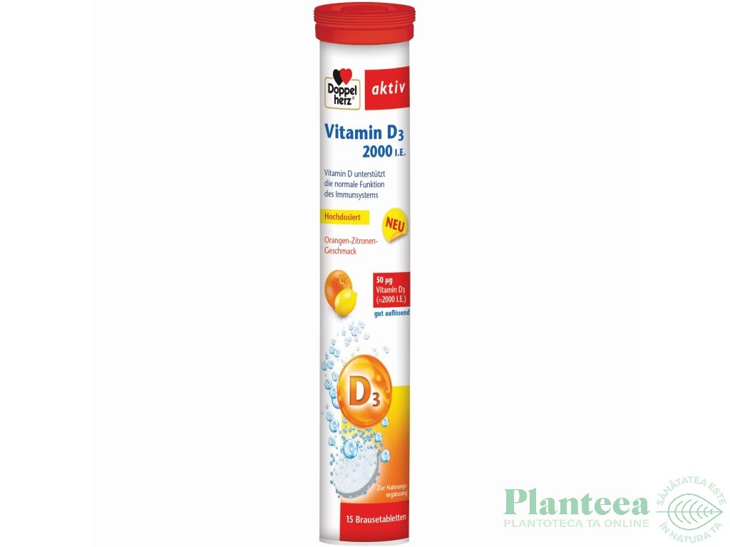 Vitamina D 2000ui 15ef - DOPPEL HERZ