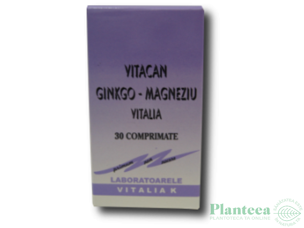 Ginkgo magneziu Vitacan 30cp - VITALIA K