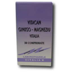 Ginkgo magneziu Vitacan 30cp - VITALIA K