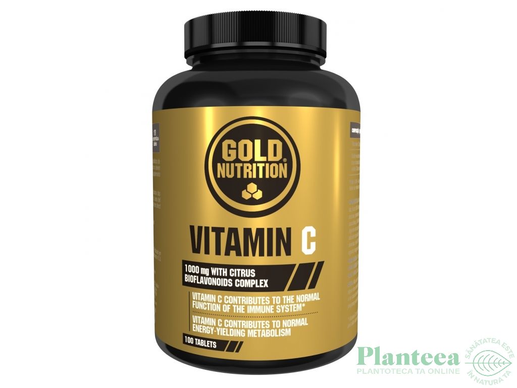 Vitamina C 1000mg bioflavonoide 100cp - GOLD NUTRITION