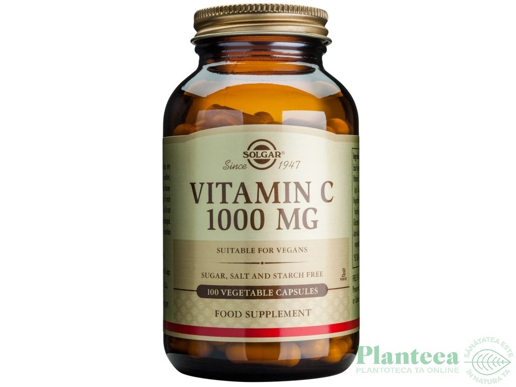 Vitamina C 1000mg 100cps - SOLGAR