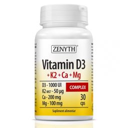 Vitamina D3 K2 Ca Mg complex 30cps - ZENYTH