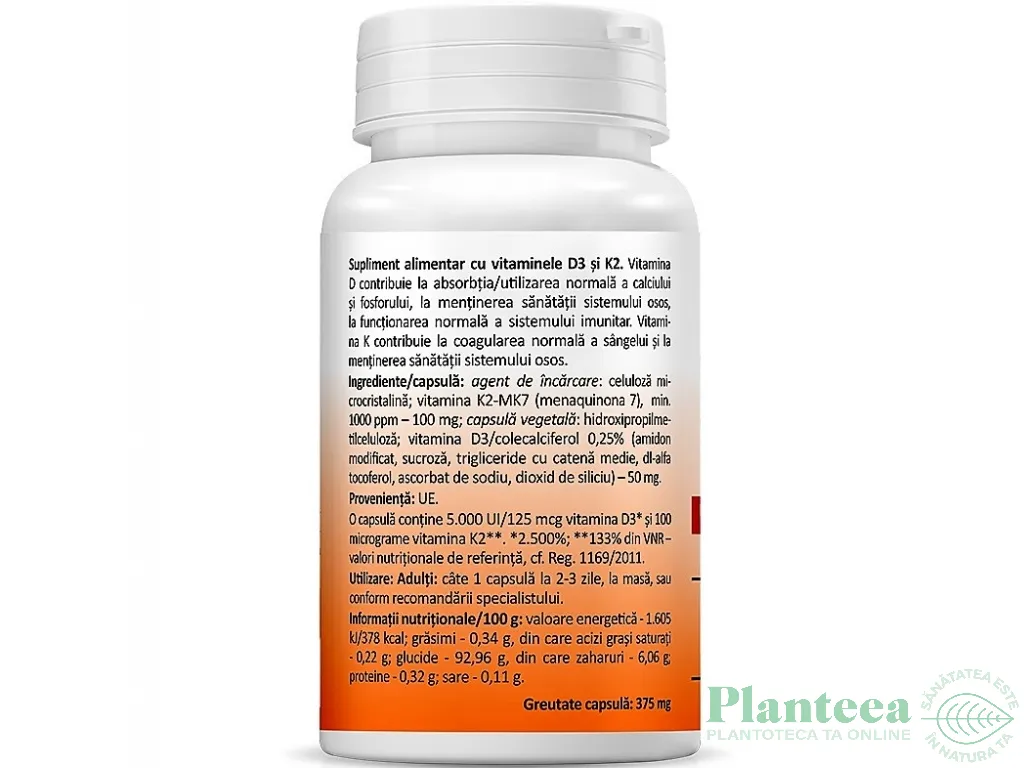 Vitamina D3 K2 forte 30cps - ZENYTH