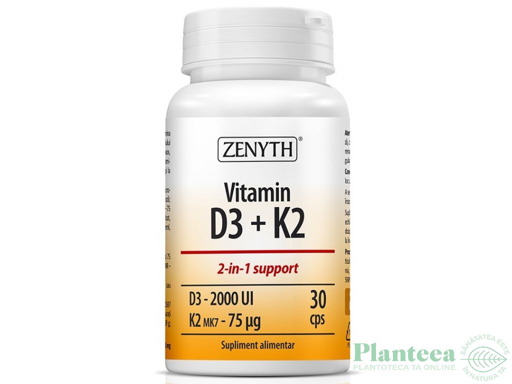 Vitamina D3 K2 30cps - ZENYTH