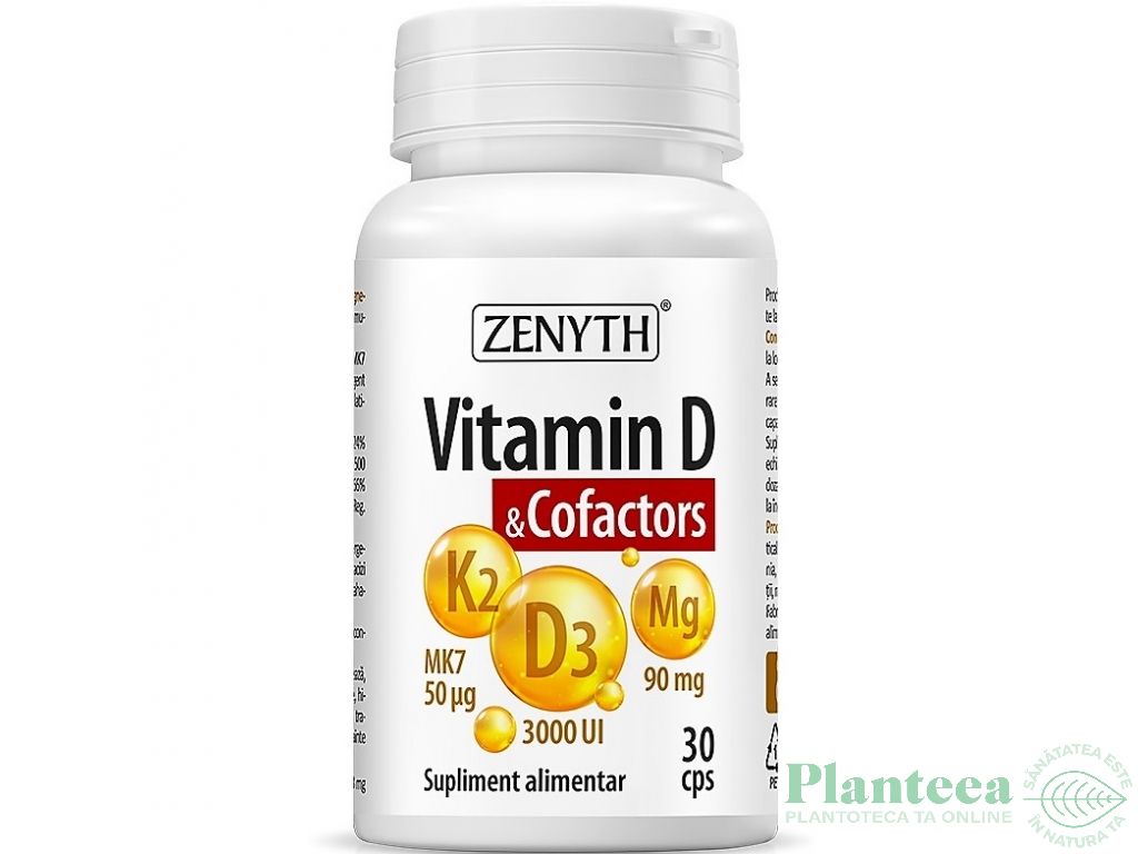 Vitamina D Cofactors 30cps - ZENYTH