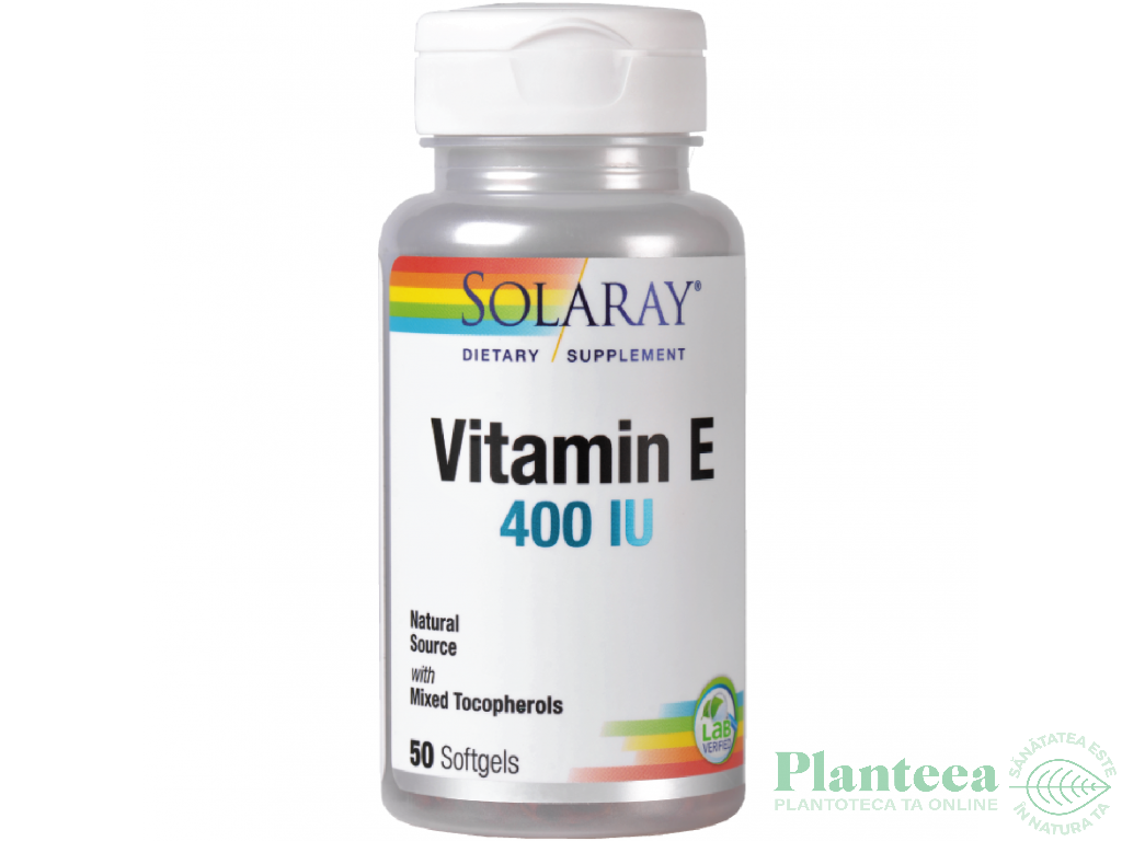 Vitamin E 400ui 50cps - SOLARAY