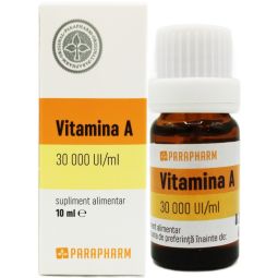 Vitamina A 30000ui picaturi 10ml - PARAPHARM