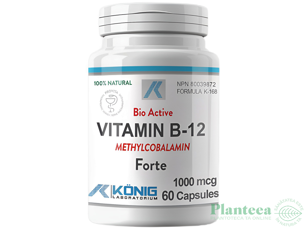 Vitamina B12 [metilcobalamina] forte 60cps - KONIG