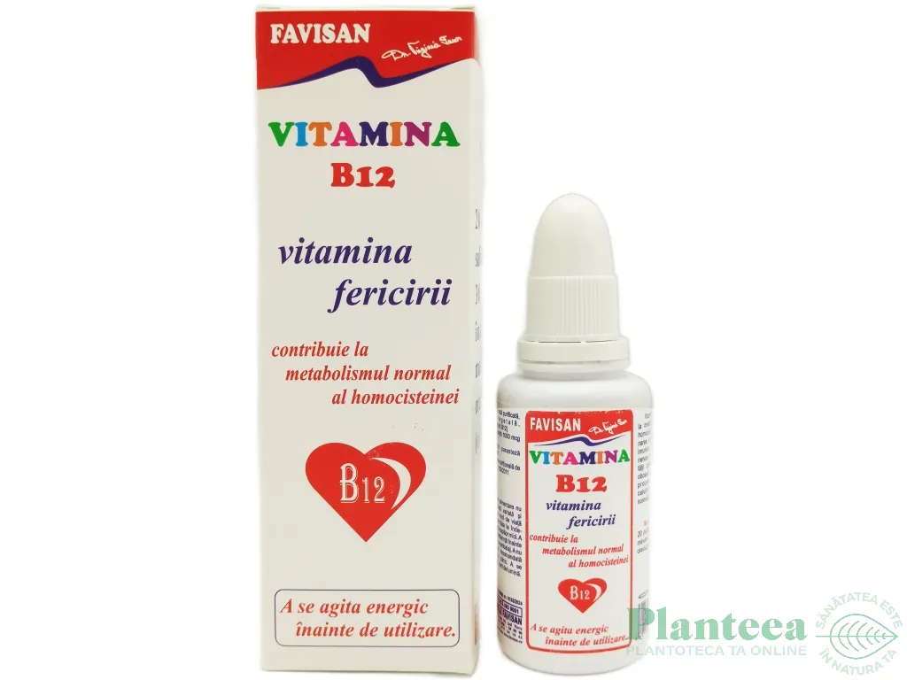 Vitamina B12 picaturi 30ml - FAVISAN