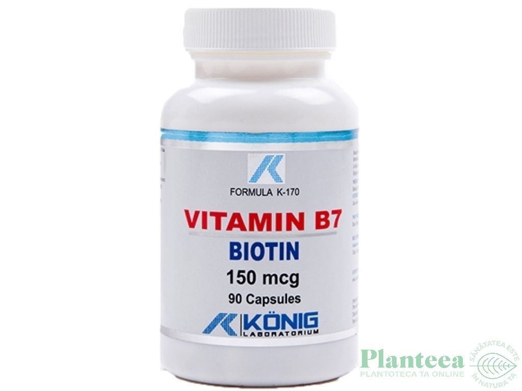 Vitamina B7 [biotina] 150mcg 90cps - KONIG