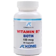 Vitamina B7 [biotina] 150mcg 90cps - KONIG