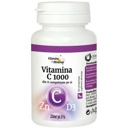 Vitamina C1000 Zinc D3 60cp - DACIA PLANT