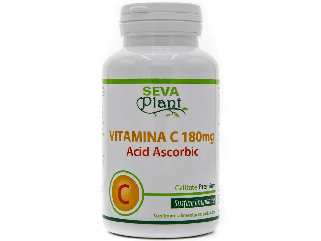 Vitamina C 180mg 60cp - SEVA PLANT