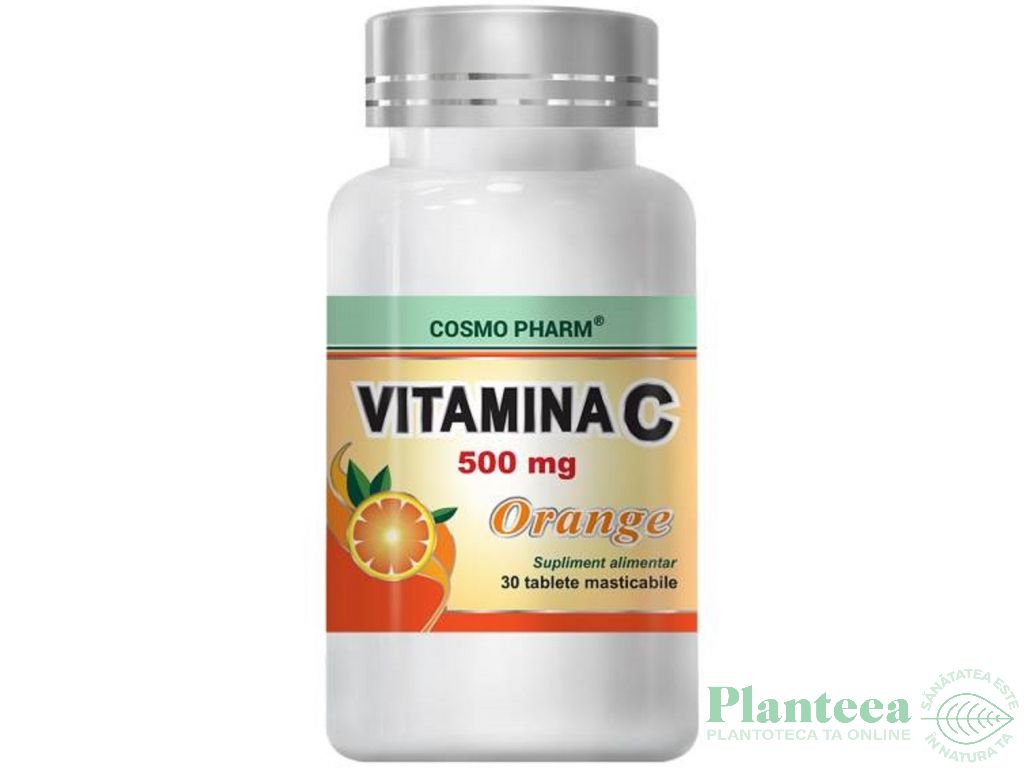 Vitamina C 500mg orange masticabile 30tb - COSMO PHARM