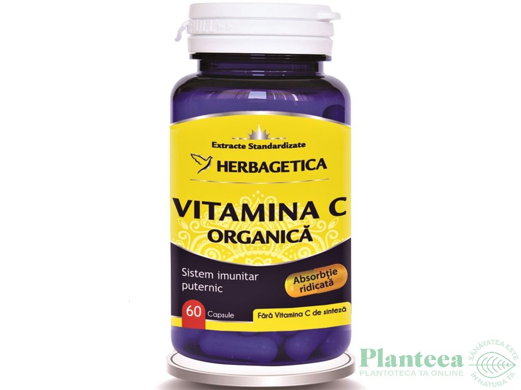 Vitamina C organica 60cps - HERBAGETICA