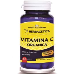Vitamina C organica 60cps - HERBAGETICA