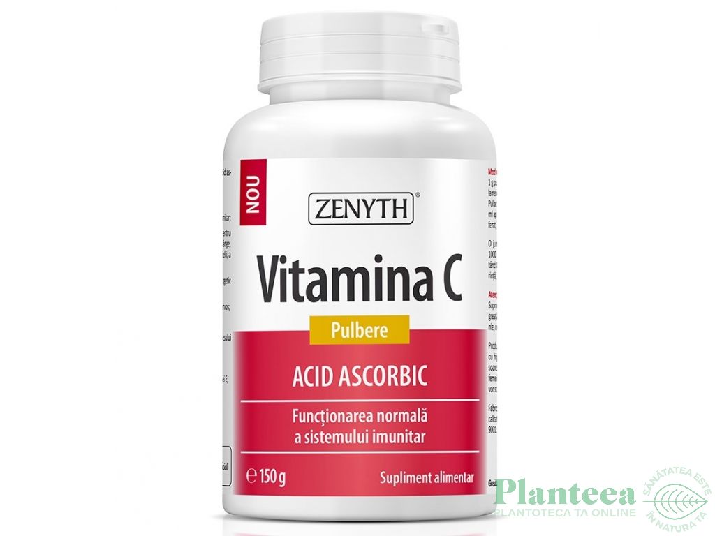 Vitamina C acid ascorbic pulbere 150g - ZENYTH